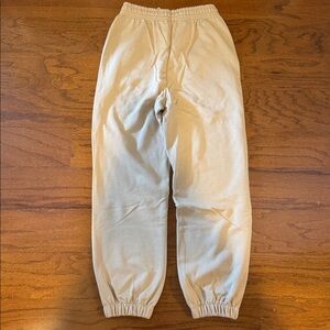 NWOT UNIQLO Beige Jogger Cotton Sweatpants - S